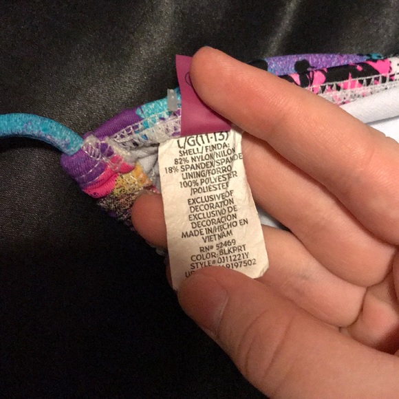 OP Multi-Colored Bikini Set - Picture 7 of 7